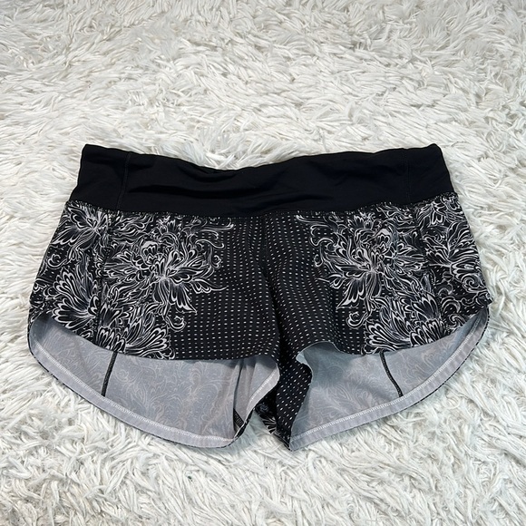 lululemon athletica Pants - Lululemon Speed Up Short *2.5" Infinity Speed Up Short Alpine White Black
